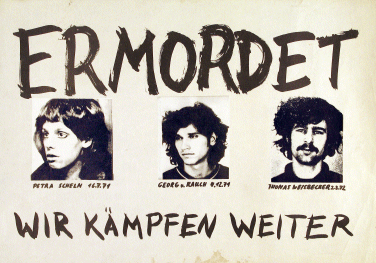 Kampfplakat - Frankfurt a.M. 1972