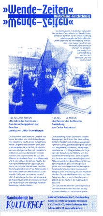 Handflyer zur Veranstaltung